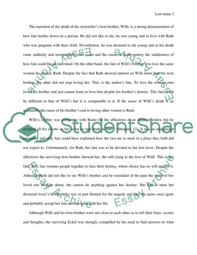 Textual Analysis about Your Fate Hurtles Down at You