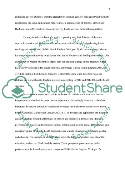Health Inequalities in the United Kingdom