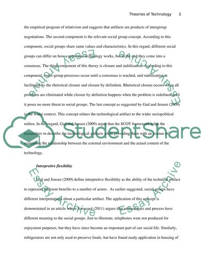 Social Construction of Technology and Actor Network Theory