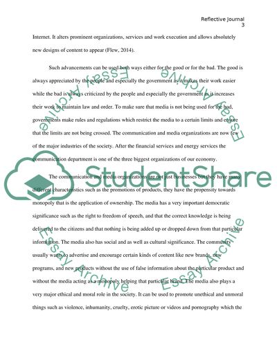 Reflecive journal inspired by different kinds of media practices and ideas related to my module