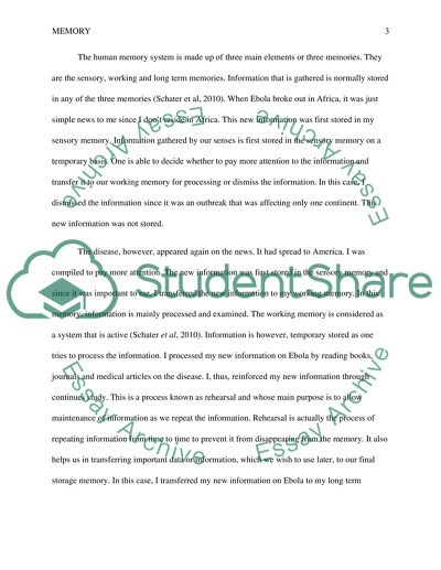 Storage of Information in the Permanent Memory