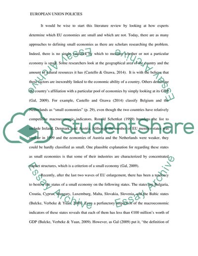 European Union Policies