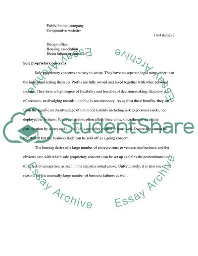Discuss the main differences between firms and organisations that work in the wider uk construction sector(discuss,plc,ltd,dlo,sole traders,the parterships,the