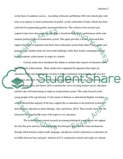 Single-Sex Education