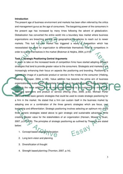 Prospective corporate strategy