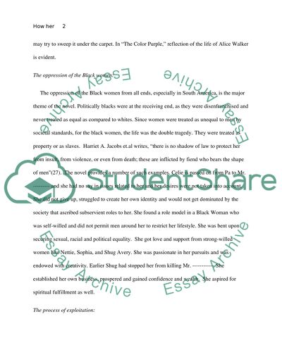 Alice Walkers The Color Purple