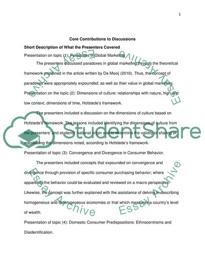 Paradoxes in Global Marketing