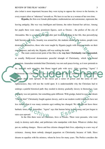 Christian-Themed Film Agora