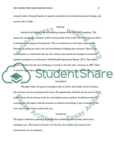 HIV1-Infection Drug Resistance