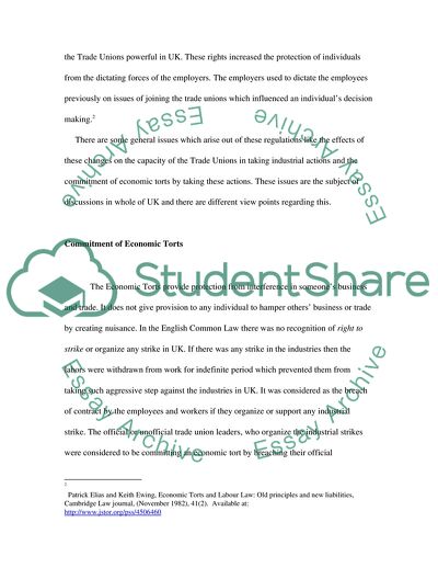 Industrial Action in the UK