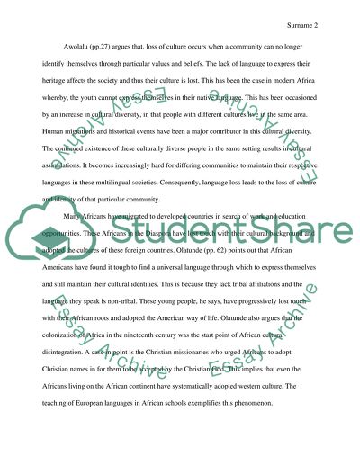 Language and Identity in Africa