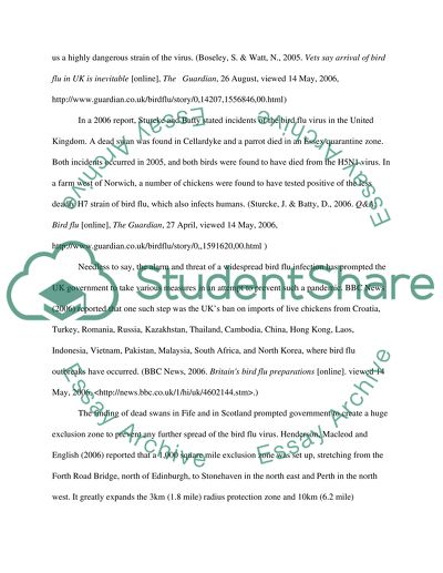 The Bird Flu in the United Kingdom