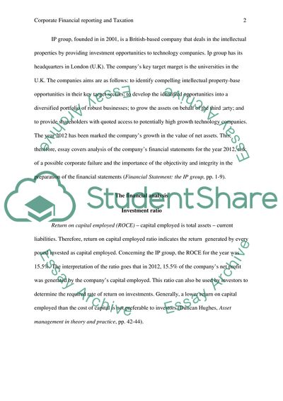 Corporate Financial Reporting and Taxation