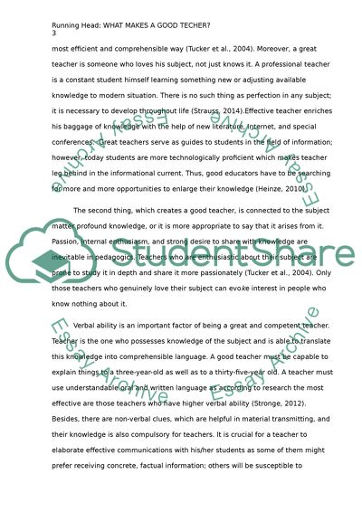 Teacher`s Personality Qualities