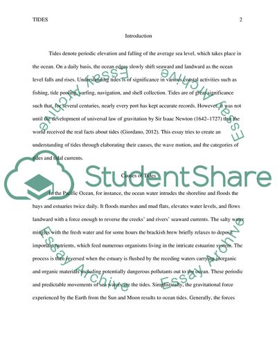 Understanding the Nature of Tides