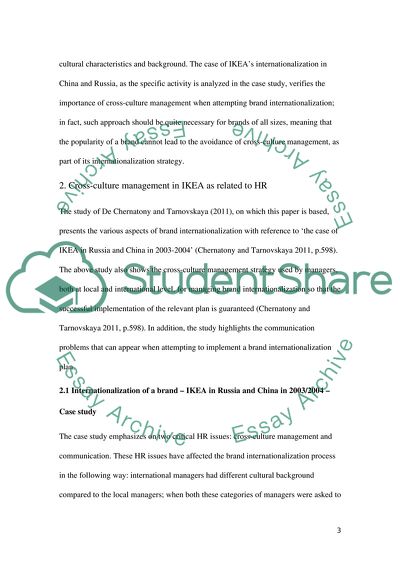 Human Resource Issues Related to Brand Internationalization Process