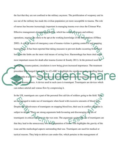 Trauma in Conflict: Wartime Happenings