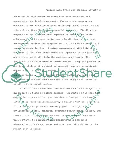 Yellow Wallpaper Analysis Essay Product Life Cycle And Consumer Loyalty Sample Essays High School also Synthesis Essay Topic Ideas Product Life Cycle And Consumer Loyalty Essay Example Topics And Synthesis Essay