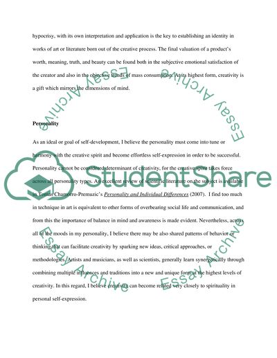 General Factor of Creativity