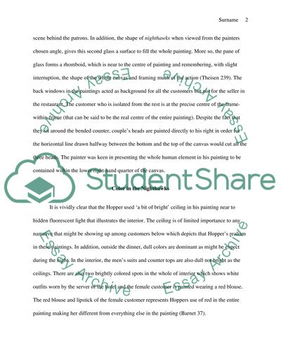 Nighthawks by Edward Hopper