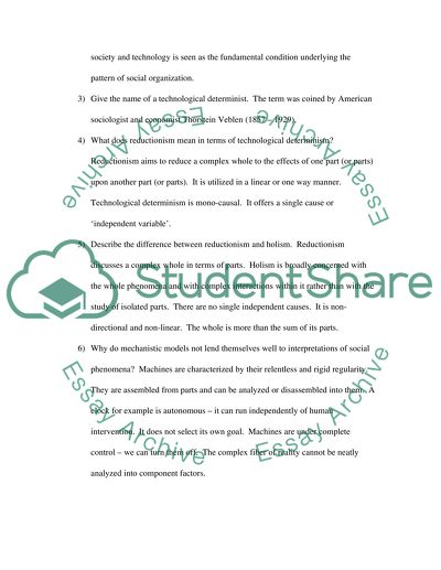 The Technological Dilemma