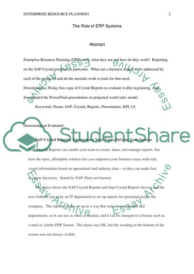 Enterprise Resource Planning (SLP)