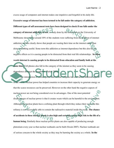 Electronic use in everyday life