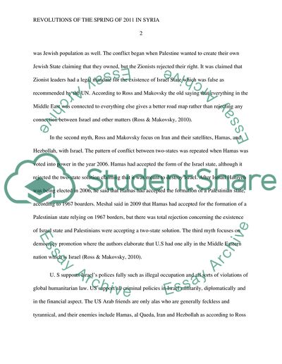 The Great Pro-Democratic Revolutions of the spring of 2011 in Syria