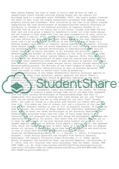 Rehabilitation of Gangi In Sicily