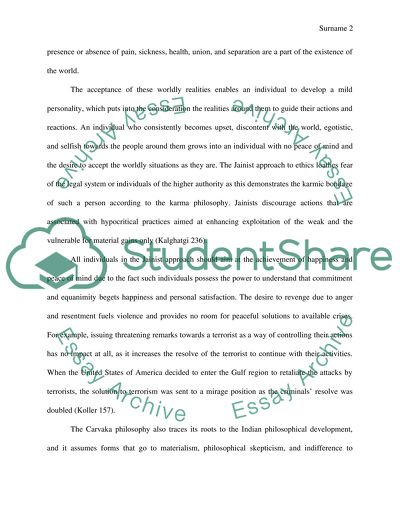 The Jainist And Carvaka Approach Ethics Are They Compatible