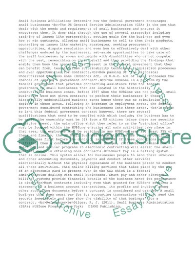 How the Federal Government Encourages Small Businesses