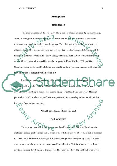 Self-Disclosure and Trust