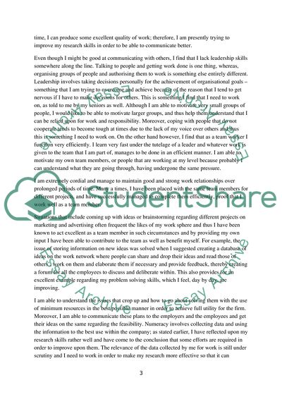 Skill Reflection as an Important Facet of Life