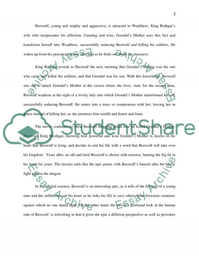 Beowulf thesis papers