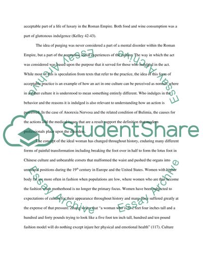 The Development of the Understanding of the Disorder