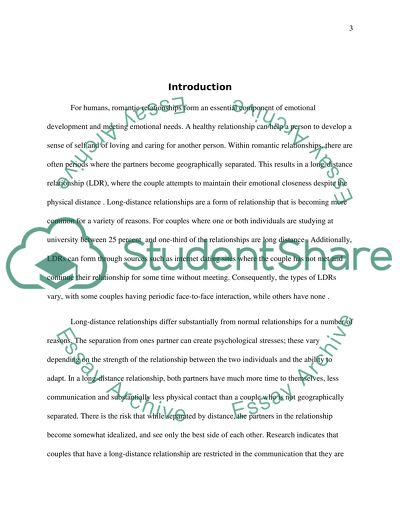 Are Long-Distance Relationships Successful