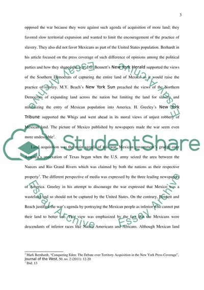 The Mexican-American War (1846-1848)