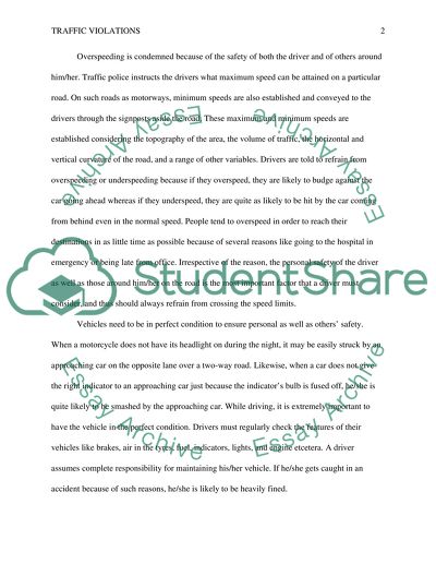 Traffic Violations and Its Types
