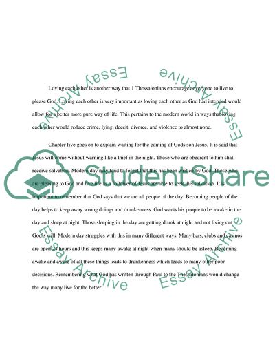 Thessalonians, New Testament of the Bible