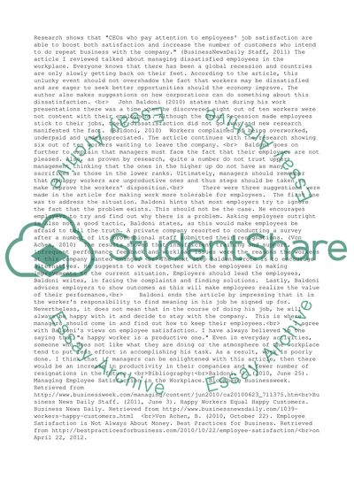 Managing Dissatisfied Employees in the Workplace