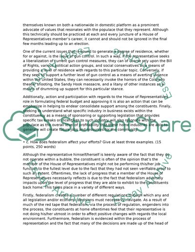 Reelection of the House of Representatives