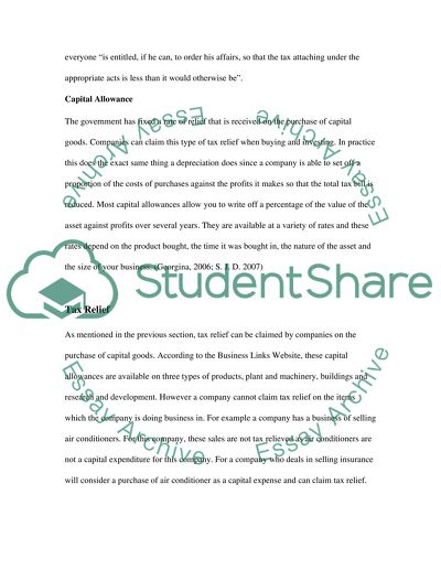 UK Taxation System for Companies