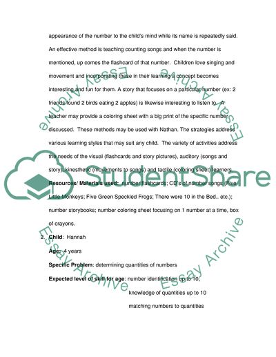 Childrens Mathematical Development