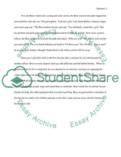 Bear Fox and Man Critique