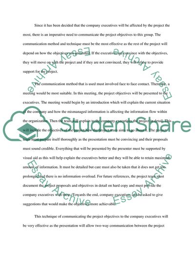 Project Management Processes in Organizations