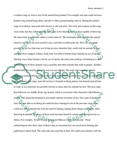 Hunting Methods of Early Man