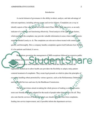 Complaints and litigation