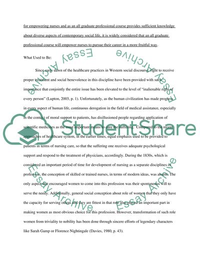 Will an All Graduate Profession Empower Nurses