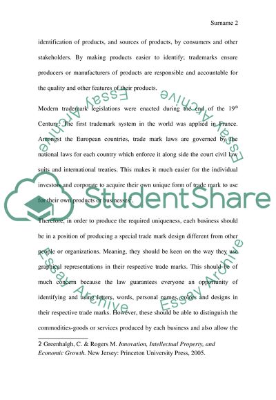 essay on patent law