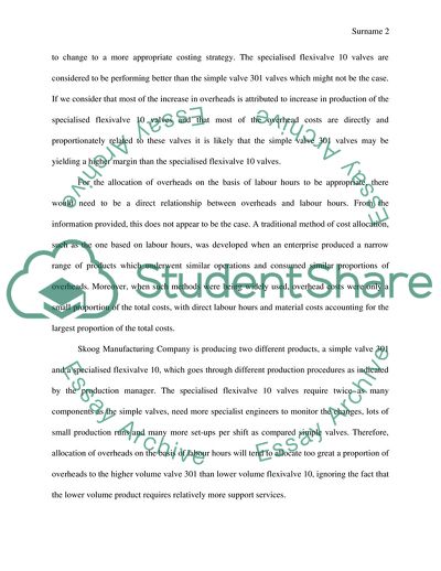 The Suitability of Alternative Costing Systems